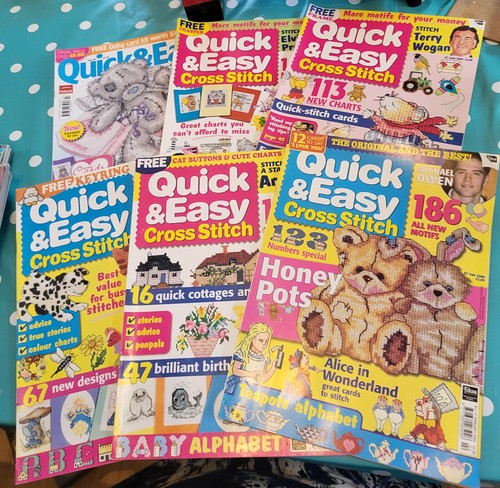 Cross stitch magazines bundle - cross,