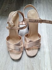 Ladies Rose Gold Sandals Size