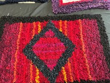 Handmade proggy proddy mat