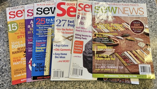 Lot sewing magazines - of, 6