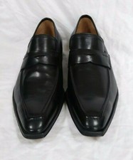 Leather Cross-strap Slip-on