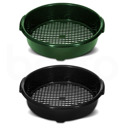 Plastic round garden sieve - plastic,