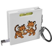 'Playful Tiger Cubs' Keyring