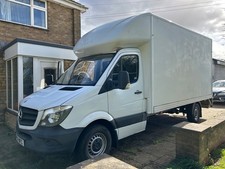 2014 Mercedes-Benz Sprinter 313 cdi 3.5t Luton Van Tail Lift, 189 423 m. LWB, TB