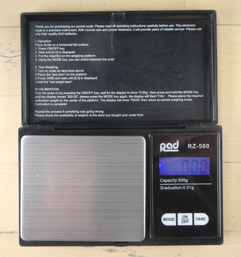 Digital scales 01g 500g - digital,