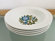 4 x Vintage J&G Meakin Studio Topic Soup, Cereal, Dessert Bowls ( D : 6.2cm)