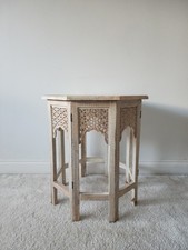 1x Wooden White Mediterranean