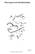 Jaguar Genuine Brake Hose Tube