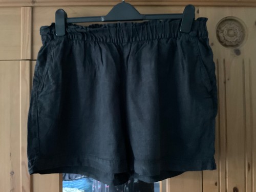Ladies black linen and - black,