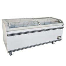 Display chest freezer curved - chest,