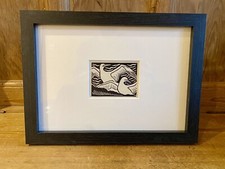 ‘Gannet’- Framed Woodcut