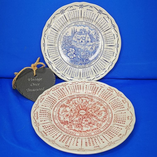 Ringtons myott calendar plates - ringtons,