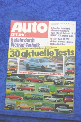 Car magazine audi 80 gte - 26/82,