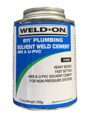 Weld solvent cement for - cement,