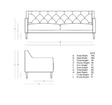 Swoon Pritchard Silver Grey Easy Velvet Three-Seater Sofa - RRP £1889