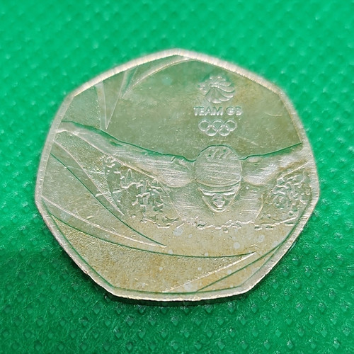 50p fifty pence coin 2016 - uk,
