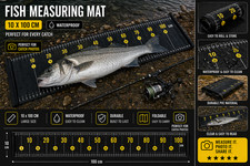Sea Bass Fish Measuring Ruler