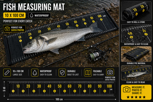 Sea bass fish measuring - bass,
