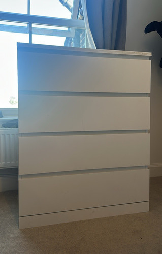 Ikea white drawer chest - ikea,