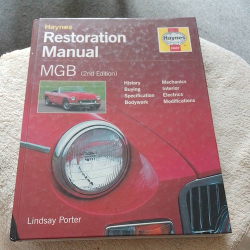 Mgb haynes restoration - haynes,