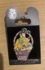 Disney pin badge Pluto Happy Easter 2007 LE/1000