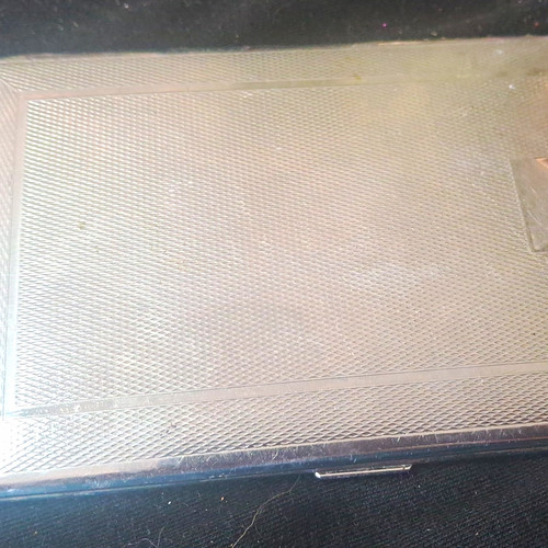 Metal hinged pocket cigarette - metal,