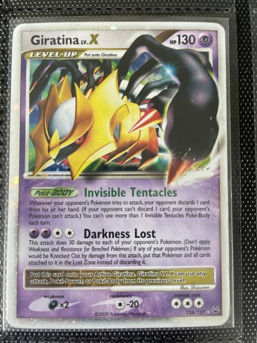Pokemon giratina holo - giratina, lv.x