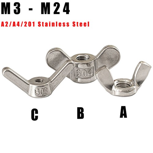 Wing butterfly nuts m5 - wing, m4
