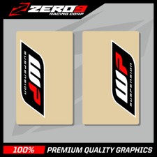 Upper fork decals - decals, motocross