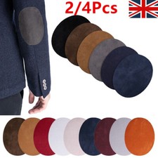 2/4Pcs Suede Leather Elbow