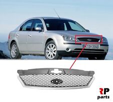 FOR FORD MONDEO MK3 2000-2003 NEW FRONT BUMPER UPPER GRILL WITH TRIM PRIMED