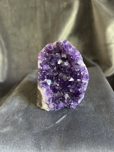 Natural purple amethyst - purple,