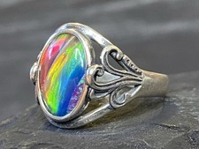 Handmade solid opal gay queer