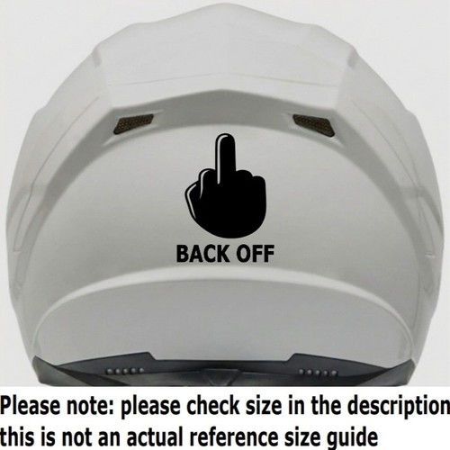 Motorcycle helmet sticker - 4x,