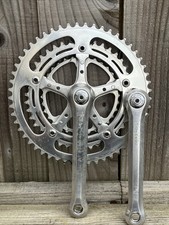 Vintage 1980’s Ofmega CX Triple Chainset Square Taper 170mm Arms 53/42/32t Rings