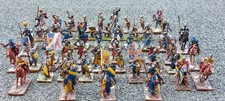 28mm painted metal Medieval knights