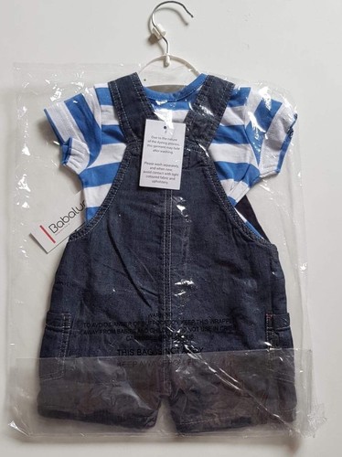 Babaluno boys denim - babaluno, denim/stripe
