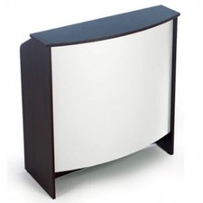 Hair & Beauty Salon Reception Desk - Optional Front Logo & Lockable Drawer