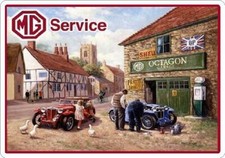 MG SERVICE METAL RETRO SIGN