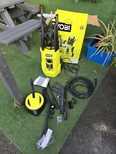 Electric Pressure Washer Jet Wash Patio Cleaner 140BAR High Power 2 Wheels 1800W