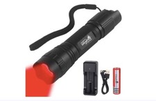 LED Torch Hunting Torch Traffic Wand Zoomable Red  3 PC Lighting Torch 