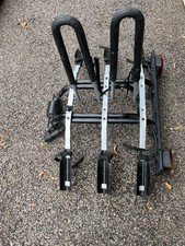 thule towbar mount 3 bike carrier . pre- owned.