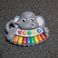 Kids Musical Keyboard Toy for Baby Toddler, Educational Elephant Lights & Sounds