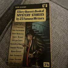Ellery Queens Book of Mystery Stories 25 Famous Writers Pan, 1962 Paperback