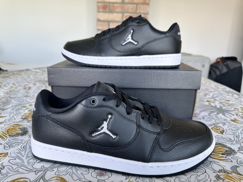 Jordan court low black leather - low,