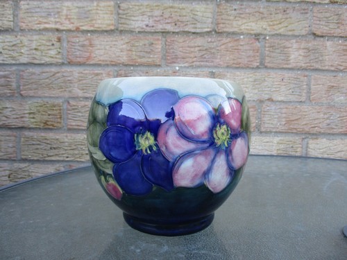Moorcroft clematis design - clematis,
