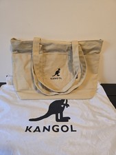 Kangol Beige Canvas Tote Bag