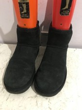 UGG Australia sheepskin black womens winter snow size UK 5.5 boots shoes - GG
