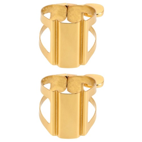 2pcs golden brass alto - golden,