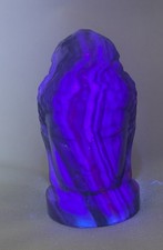 Black Fluorite Buddha With UV